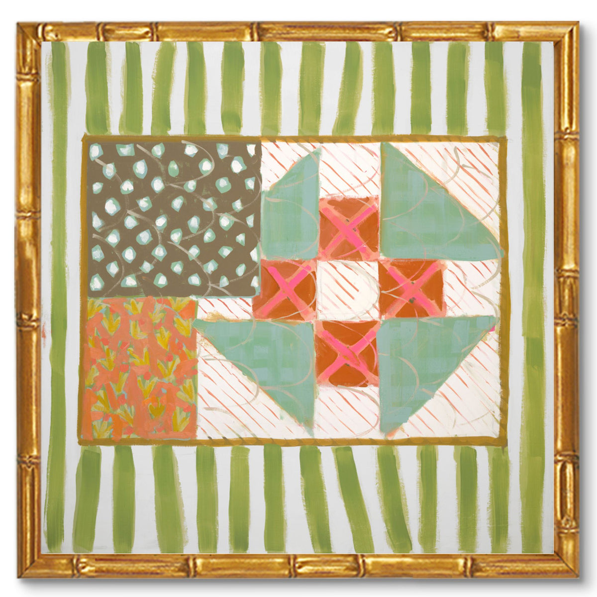 30A Bunk House Print - Preppy Patriot Collection