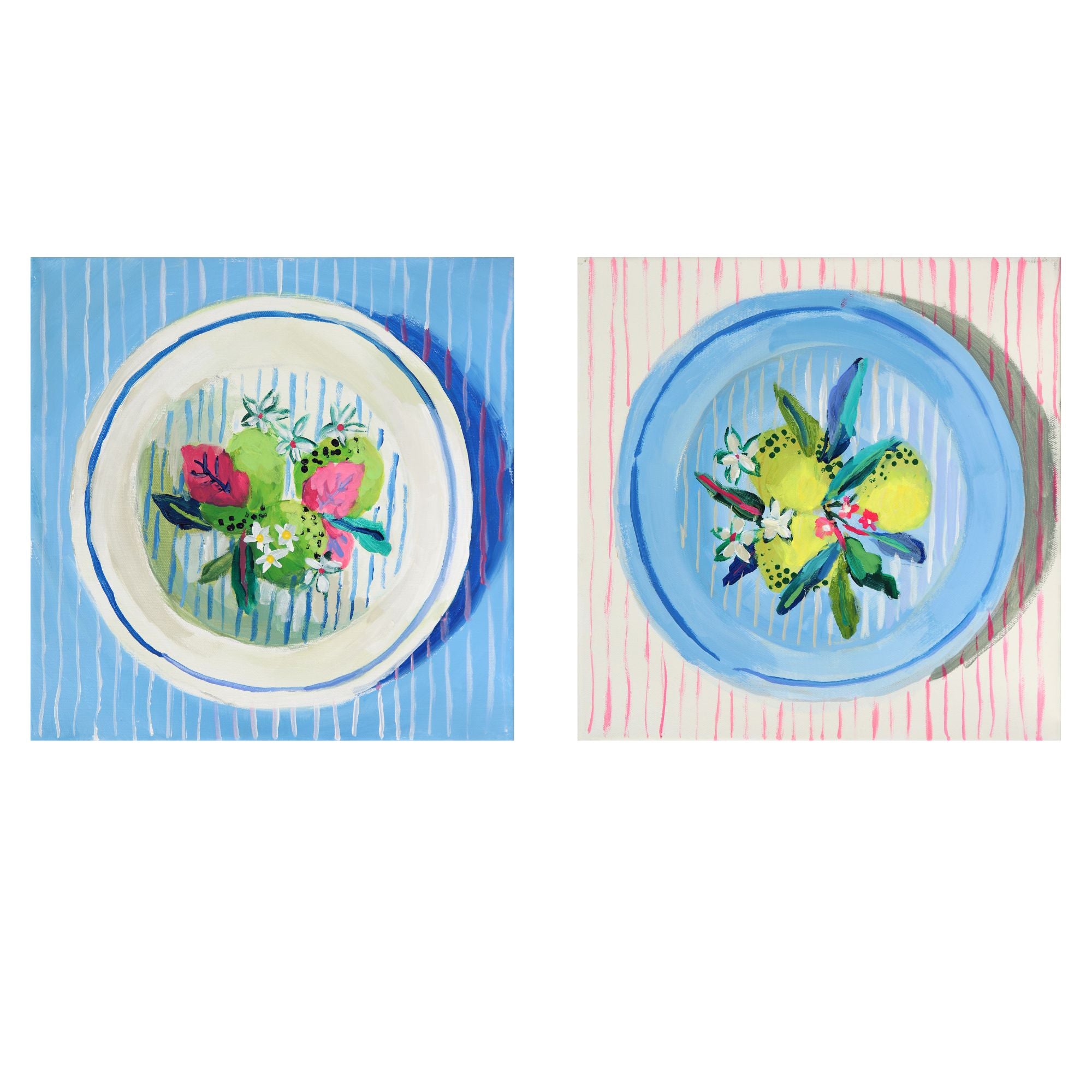 Citrus Garden Prints (set of two)
