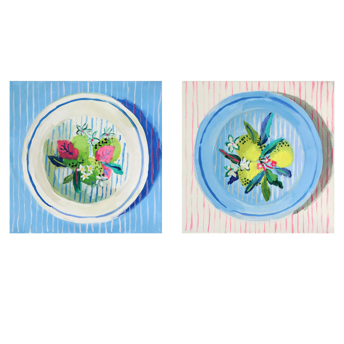 Citrus Garden Prints (set of two)