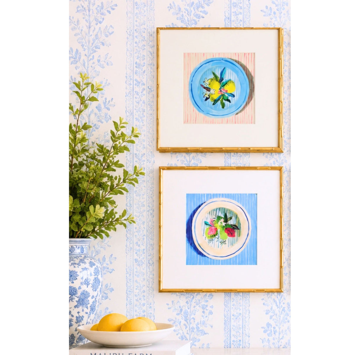 Citrus Garden Prints (set of two)