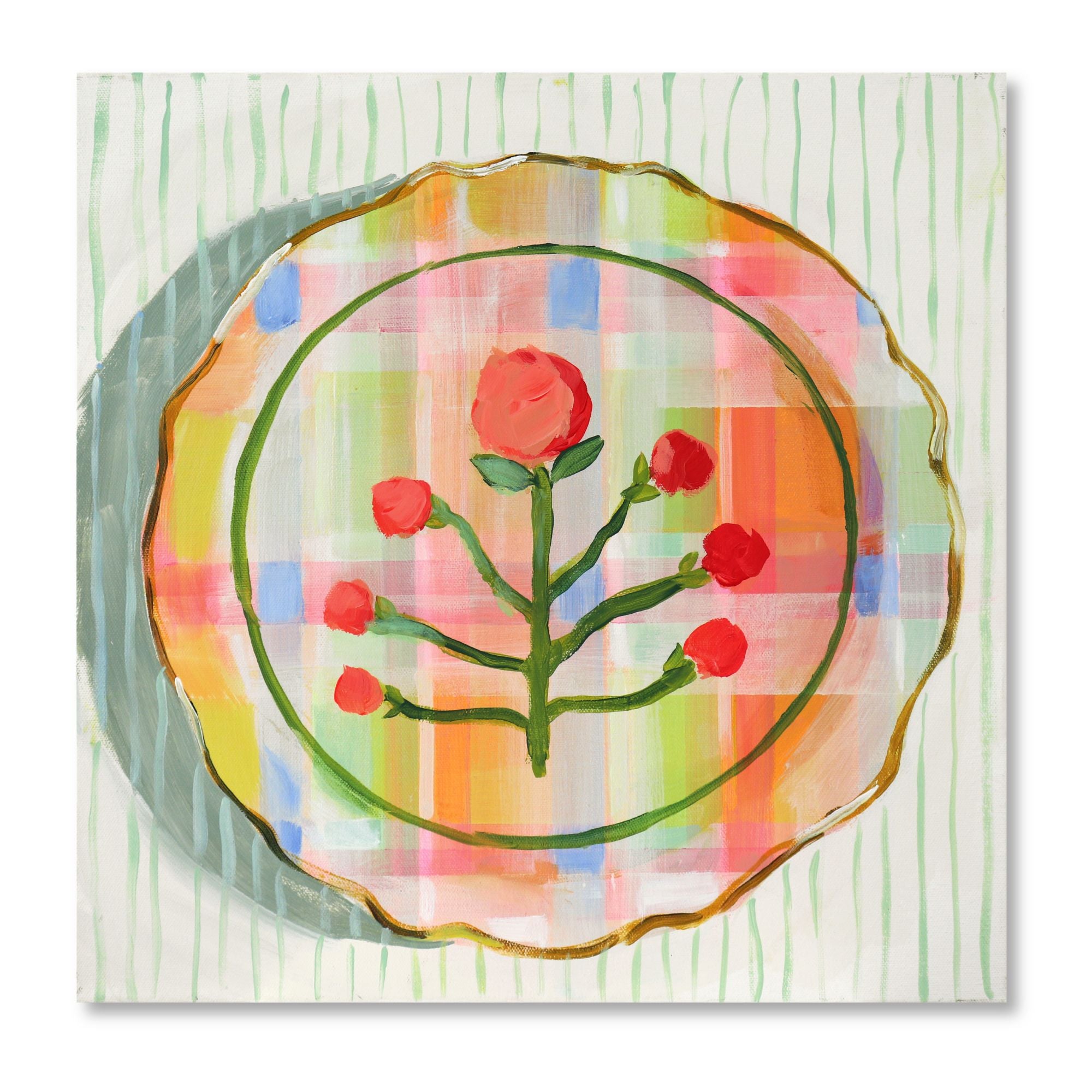 Sally's Plate Print