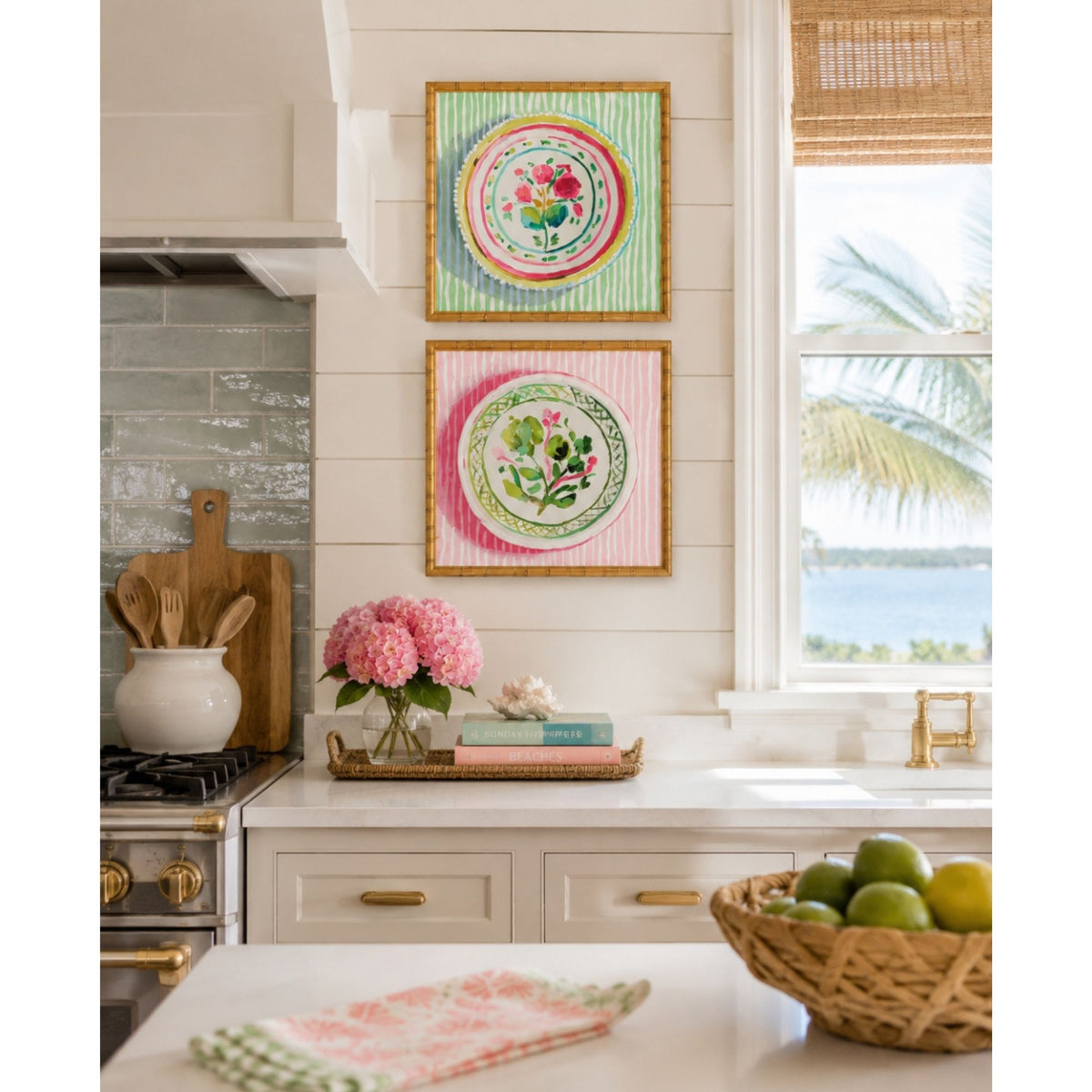 Preppy Plate Prints (set of two)